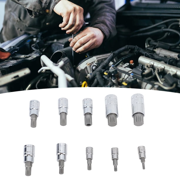 Juego de llaves de vaso para destornillador juego de llaves de vaso para puntas de destornillador resistente de alta resistencia de 3/8 pulgadas confiable para reparaciones de ANGGREK Otros