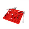 thumbnail image 4 of Bandeja organizadora de tornillería Boltster Fastener Organizer Tray roja de silicona 25 x 25 cm, 4 of 9