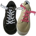 thumbnail image 6 of FootMatters No Tye Shoelaces Elastic Curly Stretchy For Kids and Adults - Pink - 1 Pair, 6 of 6