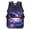 Dreamy Galaxy Axolotl, variant on HUIACONG Capybara Print School Backpack for Students Ages 6-18 Ergonomic Padded Adjustable Straps Large Capacity Bookbag for Elementary Middle High School Daily Use Short Distance Travel