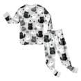 thumbnail image 6 of Futezty Unisex Toddler Halloween Pajamas Boy Cute Soft Cotton Sleepwear Pjs Sets Kids 2 Piece Long Sleeve Jammies for Girls 2T-9T, 6 of 7