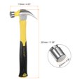 thumbnail image 2 of Unique Bargains Claw Hammer 9oz 11' Length Forged High Carbon Steel Rip Claw Framing Hammers, 2 of 6