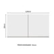 thumbnail image 2 of Alacena Madesa Glamy 120 cm 2 Puertas Marrón/Blanco, 2 of 6