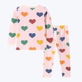 thumbnail image 4 of CAICJ98 Toddler Girls Pajamas Soft Cotton Pjs Set Little Kids 2 Piece Long Sleeve Sleepwear,Size 3-4 Years, 4 of 8