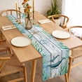 thumbnail image 3 of Coastal Whale Table Runner - 70 Inch Long, Kitchen Dining Table Runner Dresser Scarves, Farmhouse Nautical Marine Life Starfish Farmhouse Decor for Coffee Tables Wedding Party Banquet, 3 of 8