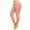 Pink, variant on Patlollav Women's Plus Size Solid Hollow Elastic Waist Leggings Pants
