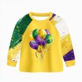 thumbnail image 6 of KPOPLK Toddler Baby Girl Clothes Fall Winter Carnival Sweatsuit Newborn Sweatshirt Sweat Pant Sets Outfits Infant Girls Clothing(8-9Years,), 6 of 7
