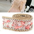 thumbnail image 1 of Sonew Rhinestones Ribbon, Crystal Chain Trim,2.5cm DIY Diamond Mesh Wrap Roll Crystal Rhinestones Chain Trim Ribbon Decoration, 1 of 7