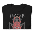 thumbnail image 2 of Slayer Devil's Horns Vintage Jumbo Print T-Shirt, 2 of 6