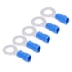 thumbnail image 1 of Cobre 100 Piezas Terminales De Anillo Preaislados Conectores De Terminales De Engarzado De PVC De Cobre Para Maquinaria AWG 16-14, 1 of 7