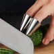 thumbnail image 4 of Protector de dedos de acero inoxidable para mandolina | Cubierta ajustable resistente a cortes para picar y rebanar | Herramienta de seguridad en la cocina para verduras, 4 of 6