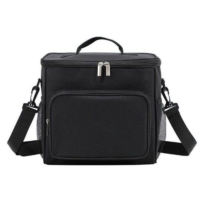 Bolsa térmica gruesa de tela Oxford de un solo hombro, portátil, de gran capacidad, transfronteriza, para estudiante
