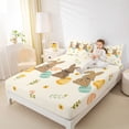 thumbnail image 4 of Erosebridal Happy Easter Rabbit Queen Sheet Sets, Kids Boys Girls Bed Set, 4pcs, 4 of 5