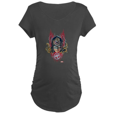 

CafePress - Mighty Thor Red Lightnin Women s Maternity T Shirt - Maternity Dark T-Shirt