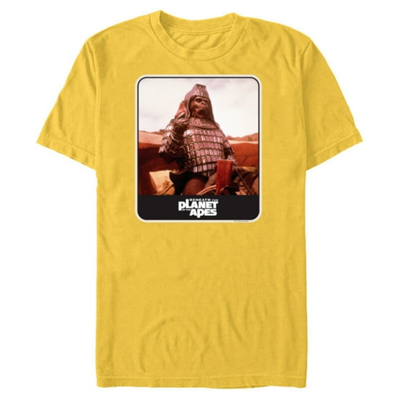 Beneath the Planet of the Apes 1970 Movie General Ursus - Short Sleeve Blended T-Shirt for Adults - Customized-Yellow
