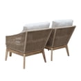thumbnail image 2 of Dexi 30 Inch Patio Sofa Chair, Fade Resistant Fabric Cushions, Beige Rope - Saltoro Sherpi, 2 of 5