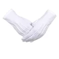 thumbnail image 1 of Guantes Blancos Algodón 10pz Para Escolta, Mesero, Chambelan, 1 of 6