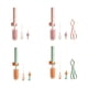 thumbnail image 5 of Cepillo eléctrico Billuyoard para biberones limpiador de tetinas rosa 3 piezas, 5 of 6