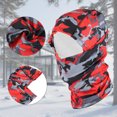 thumbnail image 4 of Unique Bargains 1 Pc Quick-drying Ice Silk Camouflage Balaclava Face Mask Red, 4 of 5