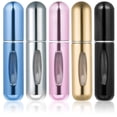 thumbnail image 1 of Travel Mini Perfume Refillable Atomizer Container, Portable Perfume Spray Bottle, Travel Perfume Scent Pump Case Fragrance Empty Spray Bottle for Traveling and Outgoing (5ml) (5 Pcs), 1 of 5