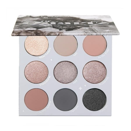 ColourPop Of Quartz Shadow Palette - Neutral Taupe with Metallic and Matte Finishes - High-Pigment Long-Wearing Makeup (0.3 oz)
