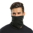 thumbnail image 4 of Novforth Winter Neck Warmer Men Scarf,Ski Neck Warmer Scarf for Women, Fleece Lining Double Layer Neck Gaiter Face Mask,Black, 4 of 7
