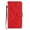 Red, variant on Dteck for Apple iPhone 15 Magnetic Wallet Case, Shockproof Card Holder Kickstand Flip Embossed Spliced Lanyard Protective Soft PU Leather Cover, pink