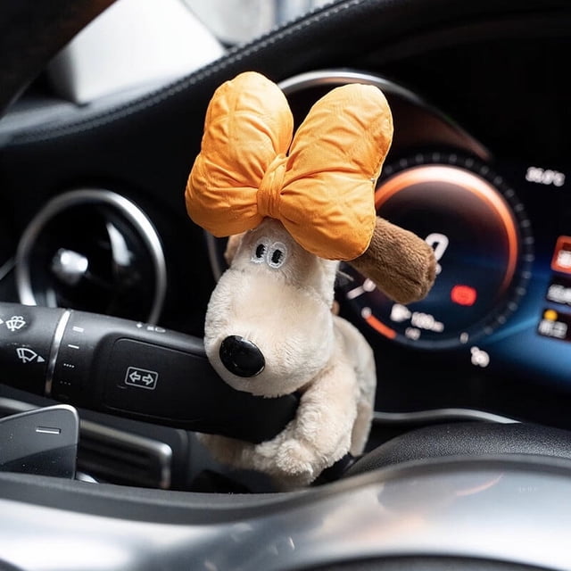 Car Decoration Dog Premium Cute Car Plush Doll Decorations For Wiper Shift Hand