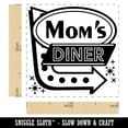 thumbnail image 2 of Mom's Retro Diner Sign with Arrow Self-Inking Rubber Stamp Ink Stamper - Red Ink - Small 1 Inch, 2 of 7
