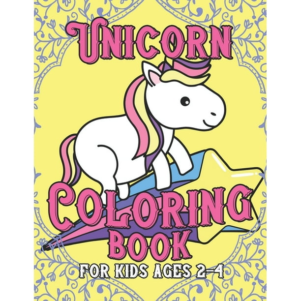 unicorn coloring book for kids ages 24  adorable and various unique  design of coloring books perfectly for childrens ages 48 paperback