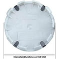 thumbnail image 3 of 4pcs Auto Center Caps For Bmw 68mm Rim Center Caps Wheel Center Badge Shape Decoration Accessories, 3 of 4