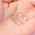 thumbnail image 6 of BodyJ4You 15PC Nose Piercing Kit 20G Aftercare Piercing Bump Treatment | Hoop Ring Nostril Screw Curved Stud CZ Crystal | Rose Goldtone Steel Tools Needles Gloves Clamps, 6 of 8