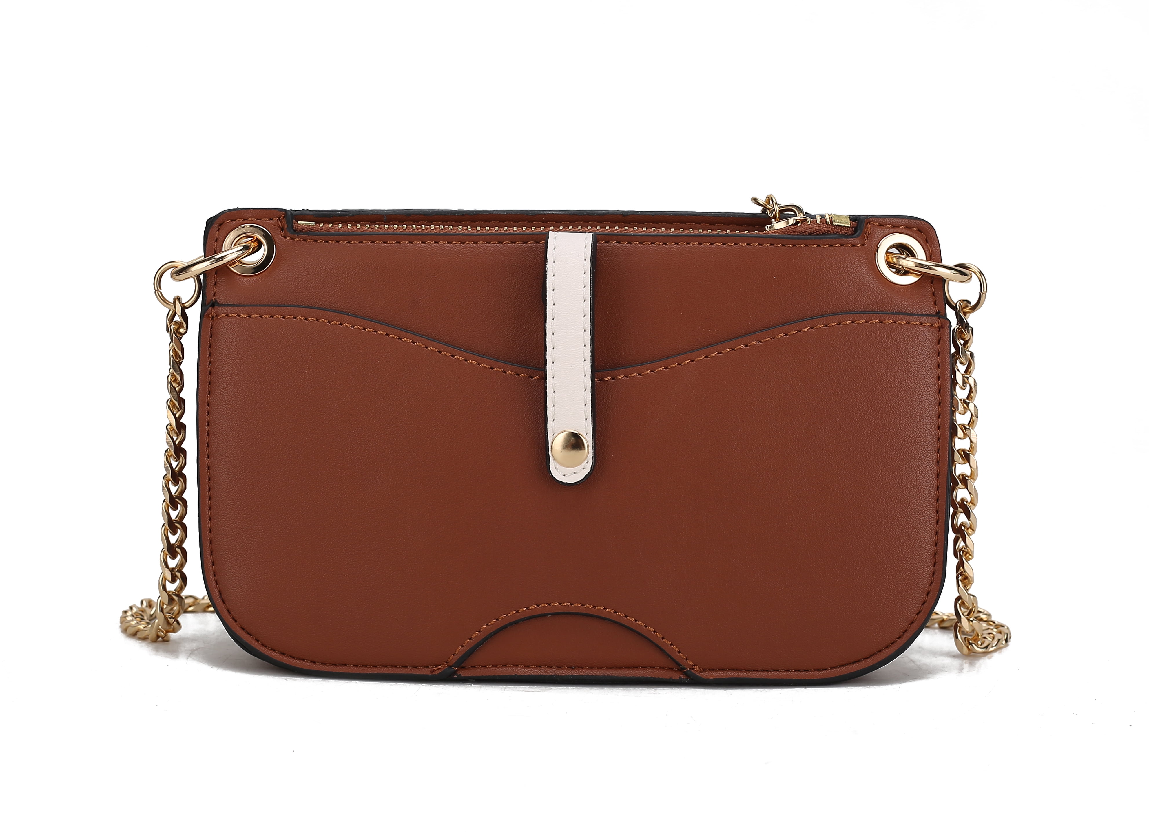 MKF Collection Jill Crossbody Handbag for Women Vegan Leather Medium Messenger Handbag by Mia K.