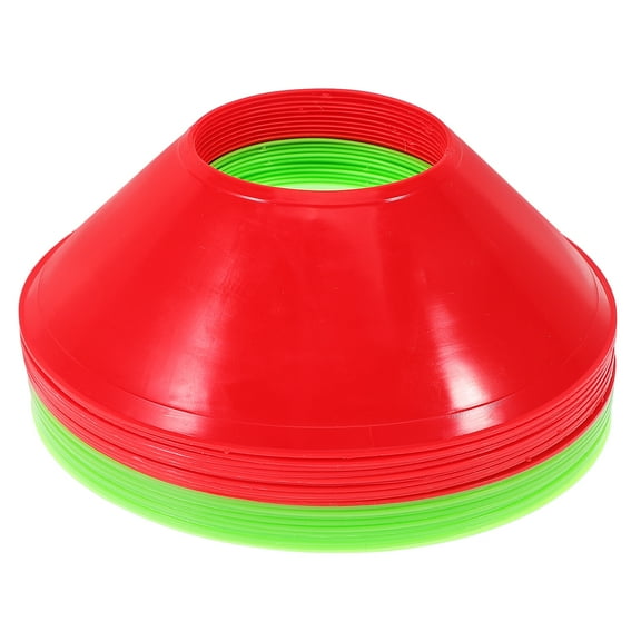20 Pcs Agility Disc Cones for Soccer Football Basketball Training Practice Equipment for Sports Games
