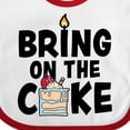 thumbnail image 4 of Inktastic Bring on the Cake with Cake Slice Replacing a Boys or Girls Baby Bib, 4 of 4