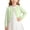 Green, variant on Girls Bolero Cardigan Cropped Shrug One Button Ruffle Trim Long Sleeve Party Sweater for Kids Purple Size 6