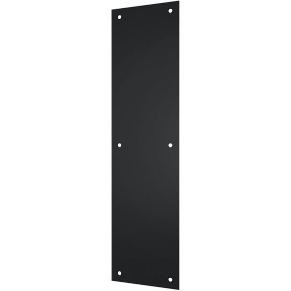 Deltana PP4016U19 4" x 16" Push Plate - Matte Black