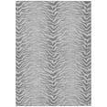 thumbnail image 2 of Addison Rugs Chantille Indoor/Outdoor Transitional Animal Print Silver Machine Washable Rectangle Rug, 5' x 7'6", 2 of 8