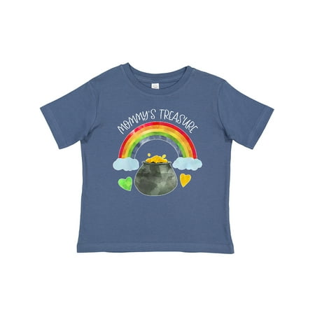 

Inktastic Mommy s Treasure St. Patrick s Day Rainbow and Gold Gift Baby Boy or Baby Girl T-Shirt