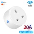 thumbnail image 3 of Enchufe inteligente WiFi Enchufe de alimentación de control remoto inalámbrico compatible con Bluetooth para calentador de agua Aire acondicionado Enchufe del Reino Unido, 20A Methold HA008191-02, 3 of 6