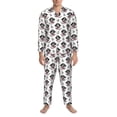thumbnail image 3 of Hirioo DOG IS WEARING PIRATE COSTUME for Men's Pajama Sets 2 Piece Pjs Men's Long-Sleeved Pajama Set Button Down Sleepwear,S-XXL-X-Large, 3 of 7