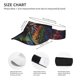 thumbnail image 3 of Fotbe Dragon with Colorful Tail Visera Deportiva con Diseño, Gorra Abierta Ajustable de Algodón para Mujer y Hombre, 3 of 7