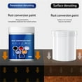 thumbnail image 4 of Mr Material 1 Rust Paint, Mr Material 1 Rust Remover 0.66lb/1.1lb/2.2lb, 4-In-1 Water-Based Exterior Paint for Metal, Industrial Anti-Rust Weatherproof Rust Converter with Brush, 4 of 9