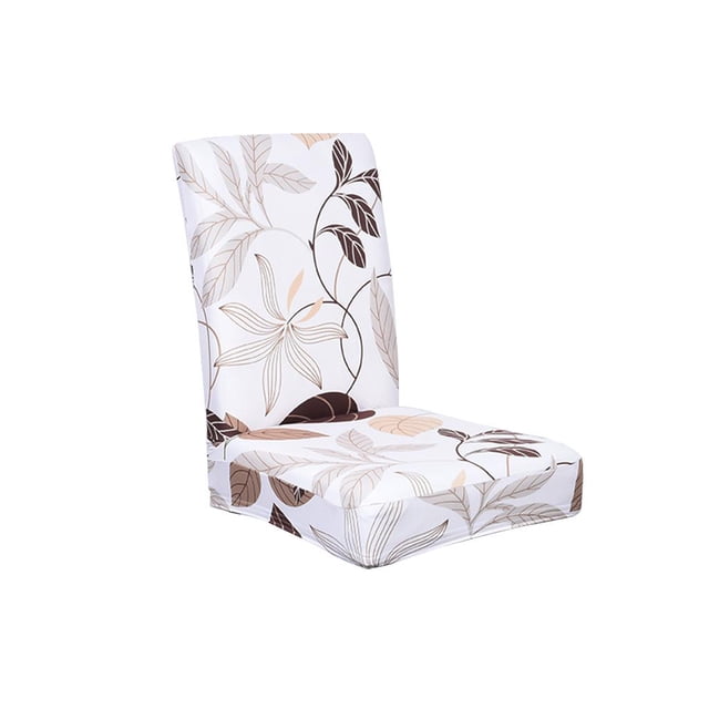 Funda Protectora de Comedor Elástica Universal Baoblaze Funda para silla Decoración Hojas marrones
