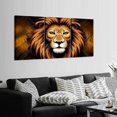 thumbnail image 2 of Vintage Lion Head 3 Panels Modern Canvas Wall Art Print for Bedroom Living Room Home Decor, 2 of 4