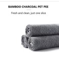 thumbnail image 5 of DUAIU 100Pcs Disposable Dog Pad, Pet Potty-Training Pad, Bamboo Charcoal Deodorant Thickening, Strong Absorbency, Dog Training Pad Deodorant Diaper Cleaning Pad 13*18 inch(S, Black Grey), 5 of 7