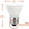 thumbnail image 4 of Xtricity PAR16 LED Spotlight Bulb, 7W (50W Eqv), Dimmable, E26, 3000K, UL listed (6 Pack), 4 of 6