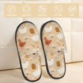 thumbnail image 2 of Fotbe Autumn and Thanksgiving Pantuflas Peludas para Mujer con Estampado, Zapatillas de Peluche, Zapatos de Invierno para Casa, Uso Interior y Exterior-Medium, 2 of 8