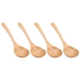 thumbnail image 1 of Wooden Spoon Set, Wooden Cooking Spoon 4 Pieces Safe Nontoxic  For Serving, 1 of 8