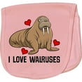 thumbnail image 2 of Inktastic Walrus Cute Arctic Animals Baby Burp Cloth, 2 of 3